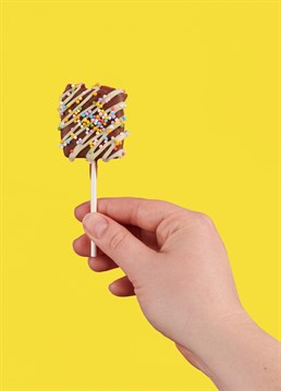 <p>Introducing the baked delights of Simply Cake Co: the perfect treats to make an occasion extra special (and sweet)!</p><p>Celebrate your birthday bash with brownies for everyone - woo! These brilliantly unique party pops are the perfect addition to any party or special occasion, either as a party favour or must-have for the buffet table. This deliciously gooey brownie pop is topped with real Belgian milk and white chocolate, plus rainbow 100s and 1000s for the finishing touch!</p><p>These are handmade in the UK with the best ingredients including proper butter, free-range eggs, Belgian chocolate AND gluten free flour so that more people can enjoy their great taste! Simply Cake Co. baked goods&nbsp;are packed full of chocolate, which gives them a shelf life of a good 10 days on arrival. Keep them wrapped up tight, or freeze if you want to keep them longer!</p><p><strong>We recommend ordering 2 weeks before the event. Please note that this product is fulfilled by our partner Simply Cake Co. and therefore will be sent separately to our other cards and gifts. Not letterbox friendly. Brownie pops sold &amp; wrapped individually.</strong></p><p>Ingredients:</p><p>&nbsp;Made in a bakery that handles&nbsp;<strong>MILK, EGGS, SOYA, NUTS &amp; PEANUTS</strong>&nbsp;therefore may contain traces. Coeliac-friendly. Suitable for vegetarians.Caster sugar, Chocolate (Cocoa mass, Sugar, Cocoa butter, whole MILK powder, emulsifier SOY Lecithin, Natural Vanilla flavouring), White Chocolate (Sugar, Cocoa butter, whole MILK powder, emulsifier SOY Lecithin, Natural Vanilla flavouring), Butter (MILK), free-range EGG, gluten-free flour blend (pea, rice, potato, tapioca, maize, buckwheat), cocoa powder, salt, xanthan gum, sprinkles (Sugar, Corn Starch, Maltodextrin, Colours, (E100 Turmeric, E160c Paprika, E163 Anthocyanins, E171 Titanium Dioxide), Glazing agent (Carnauba Wax), Spirulina Extract, Stabilizers (Gum Arabic), Anti-caking agent (Potassium Aluminium Silicate)), wafer paper (Potato Starch, Water, Olive Oil, maltodextrin) icing (Water, starch (maize), dried glucose syrup, humectant: glycerine, sweetner: sorbitol, colour: titanium dioxide, vegetable oil (rapeseed), thickener: cellulose, emulsifier: polysorbate 80 flavouring, vanillin, sucralose), colourings(water, humectant, E1520, E422, food colouring ( e120, e122, acidity regulator e330, e151, e110, e102).</p><p><strong>For allergens please see above in bold.</strong></p>